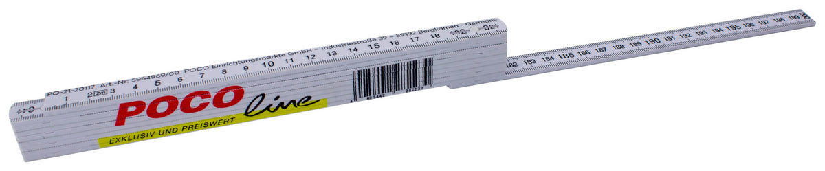 Gliedermaßstab L: ca. 200 cm Gliedermaßstab - (200,00cm)