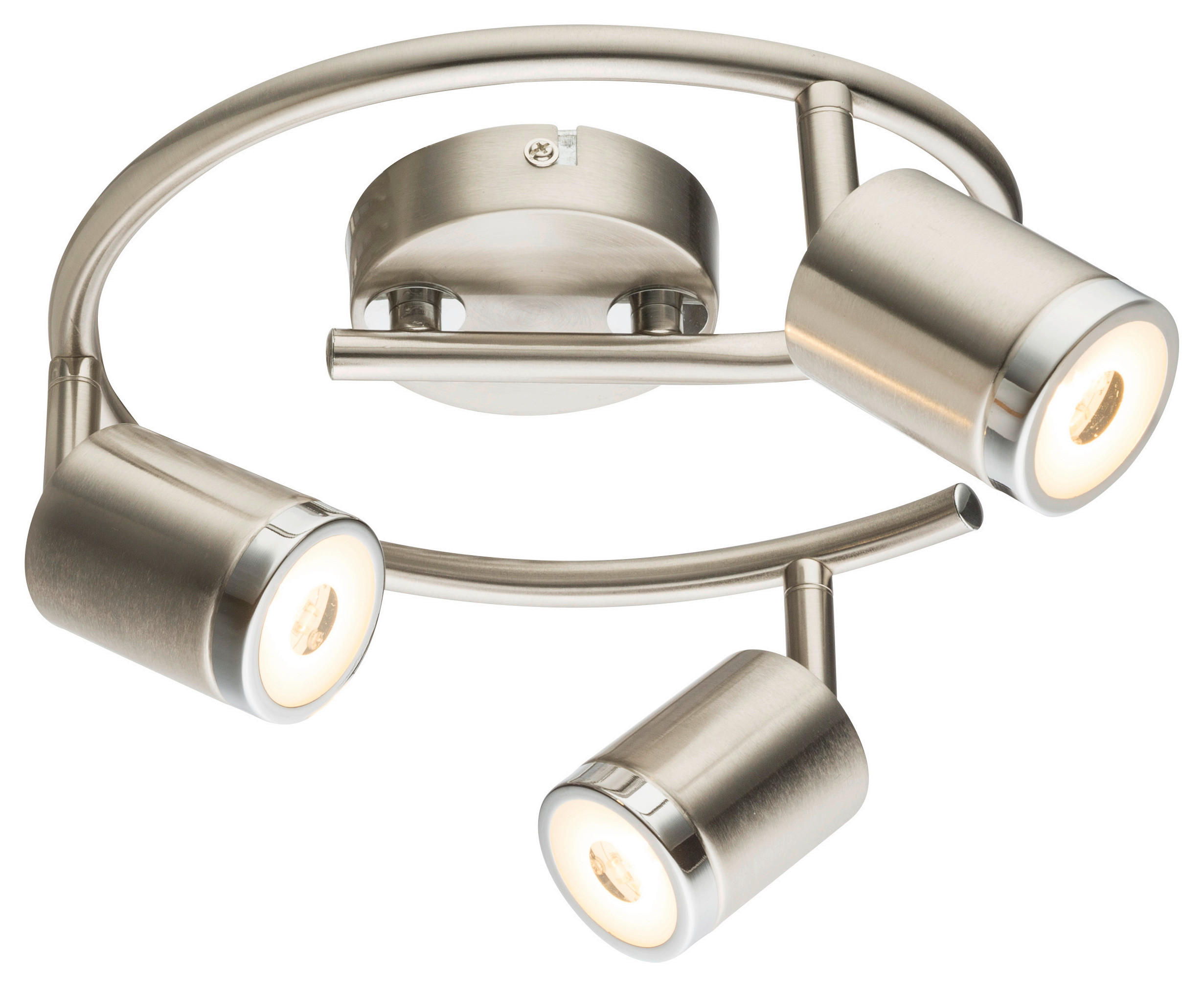 Spot Comore 56958-3 nickel Metall H/D: ca. 17x25 cm 3 Brennstellen LED-Spot_3flg.Comore - nickel (25,00/17,00cm)