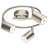 Spot Comore 56958-3 nickel Metall H/D: ca. 17x25 cm 3 Brennstellen LED-Spot_3flg.Comore - nickel (25,00/17,00cm)