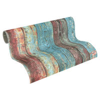 A.S.Création Tapete blau braun beige B/H/D: ca. 52x250x7,5 cm Tapete_selbstklebend - beige/blau (7,50/250,00cm) - A.S.Creation