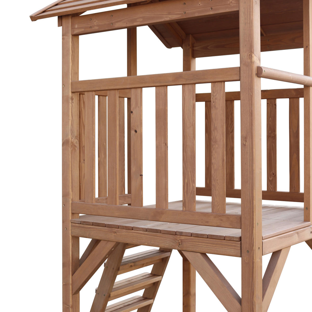 AXI Spielturm Beach Tower braun B/H/L: ca. 357x242x349 cm Beach Tower - braun/blau (349,00/357,00/242,00cm) - AXI