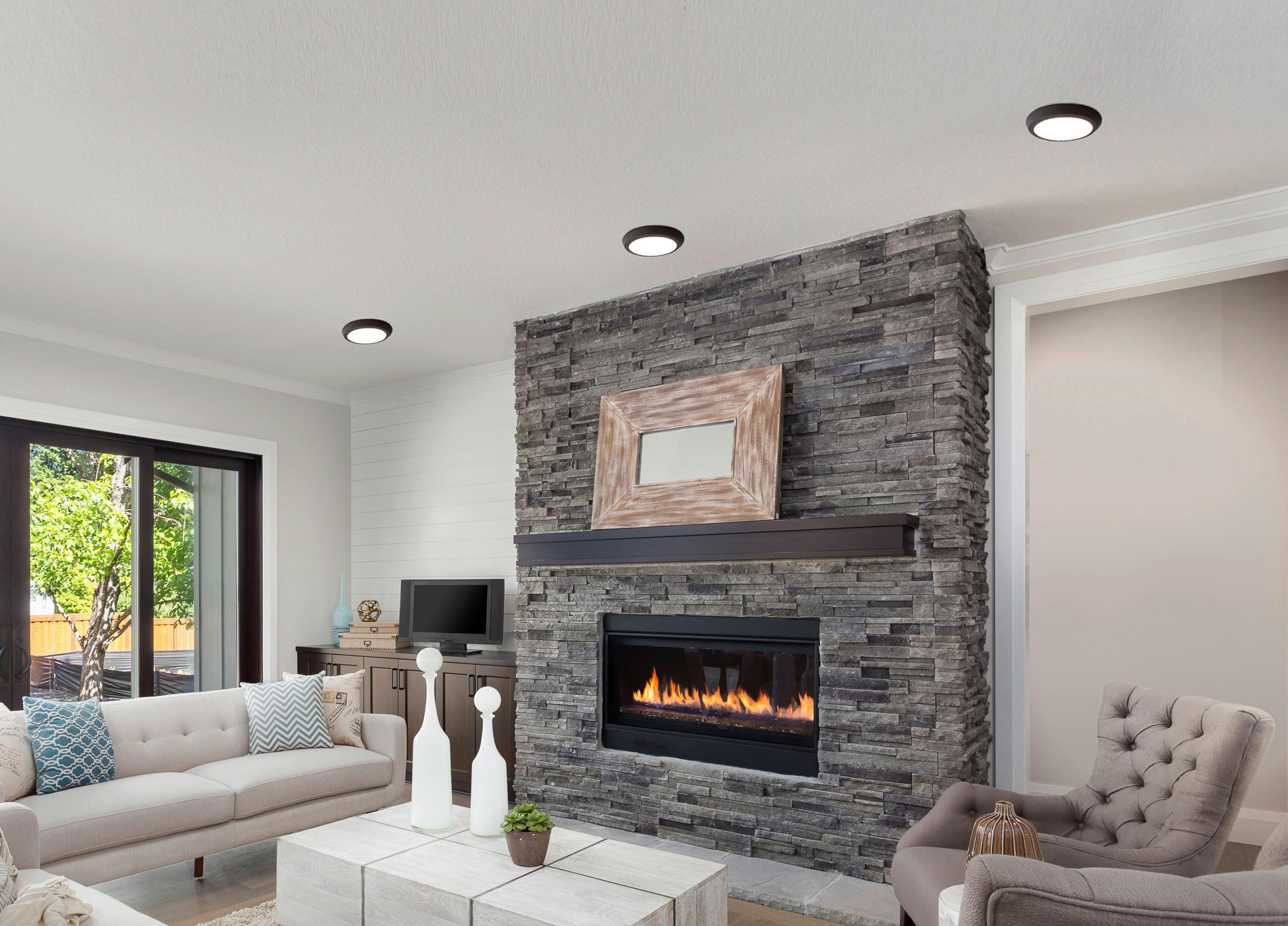 Thumbnail - Nowa LED-Deckenleuchte 61031708 schwarz Kunststoff H/D: ca. 3,6x17 cm 1 Brennstellen