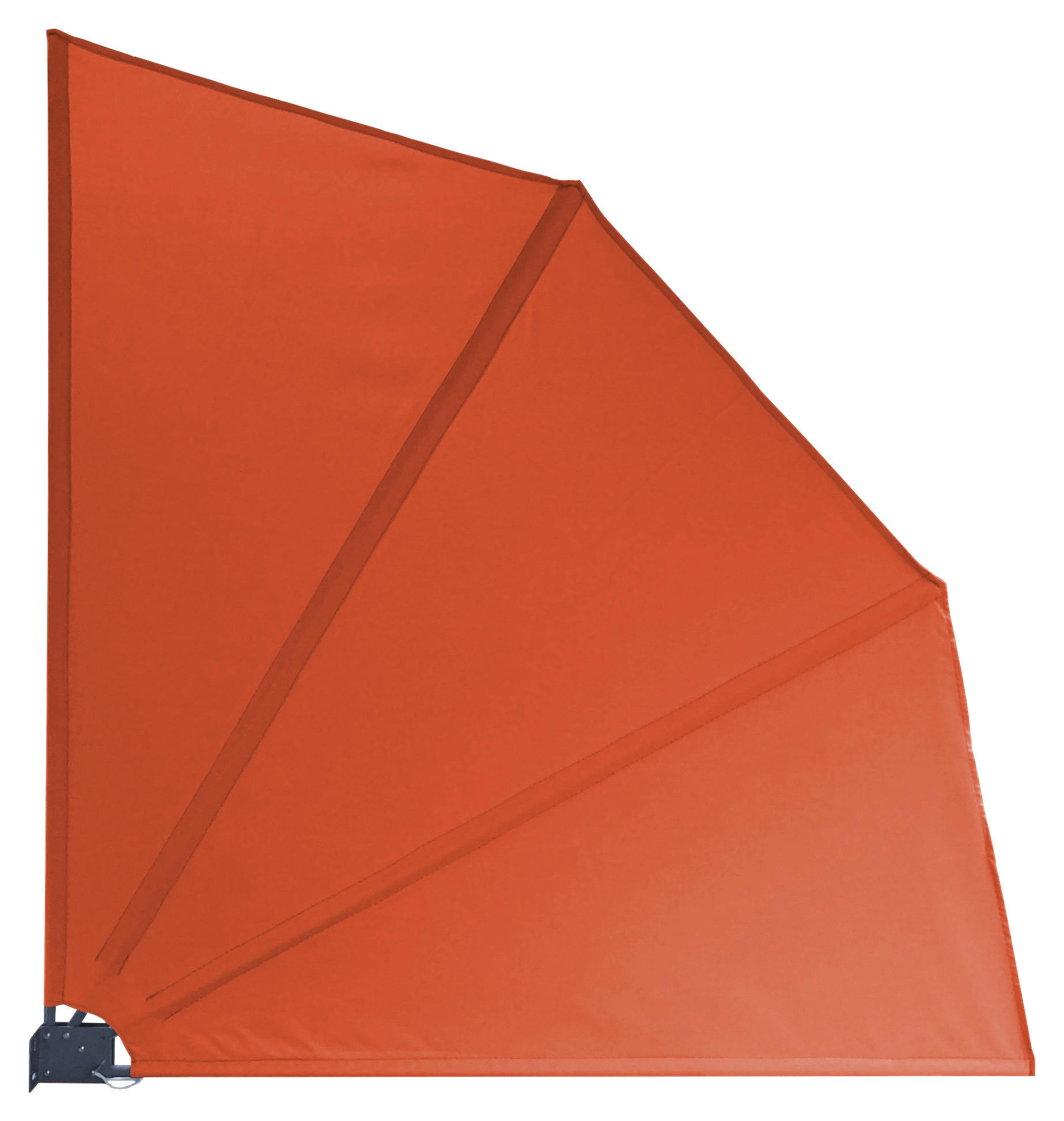 Grasekamp Balkonfächer orange Polyester-Mischgewebe B/L: ca. 140x140 cm Balkonfächer_140x140cm - orange (140,00/140,00cm)