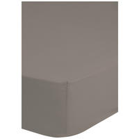 Baumwoll Spannbetttuch Satin Spannbetttuch-Satin 140x200cm - ecru (140,00/200,00cm) - HIP