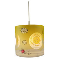 Niermann Dreh-Pendelleuchte Sunny gelb Kunststoff H/D: ca. 27x25 cm E27 Dreh-Pendelleuchte_Sunny - gelb (25,00/27,00cm) - Niermann