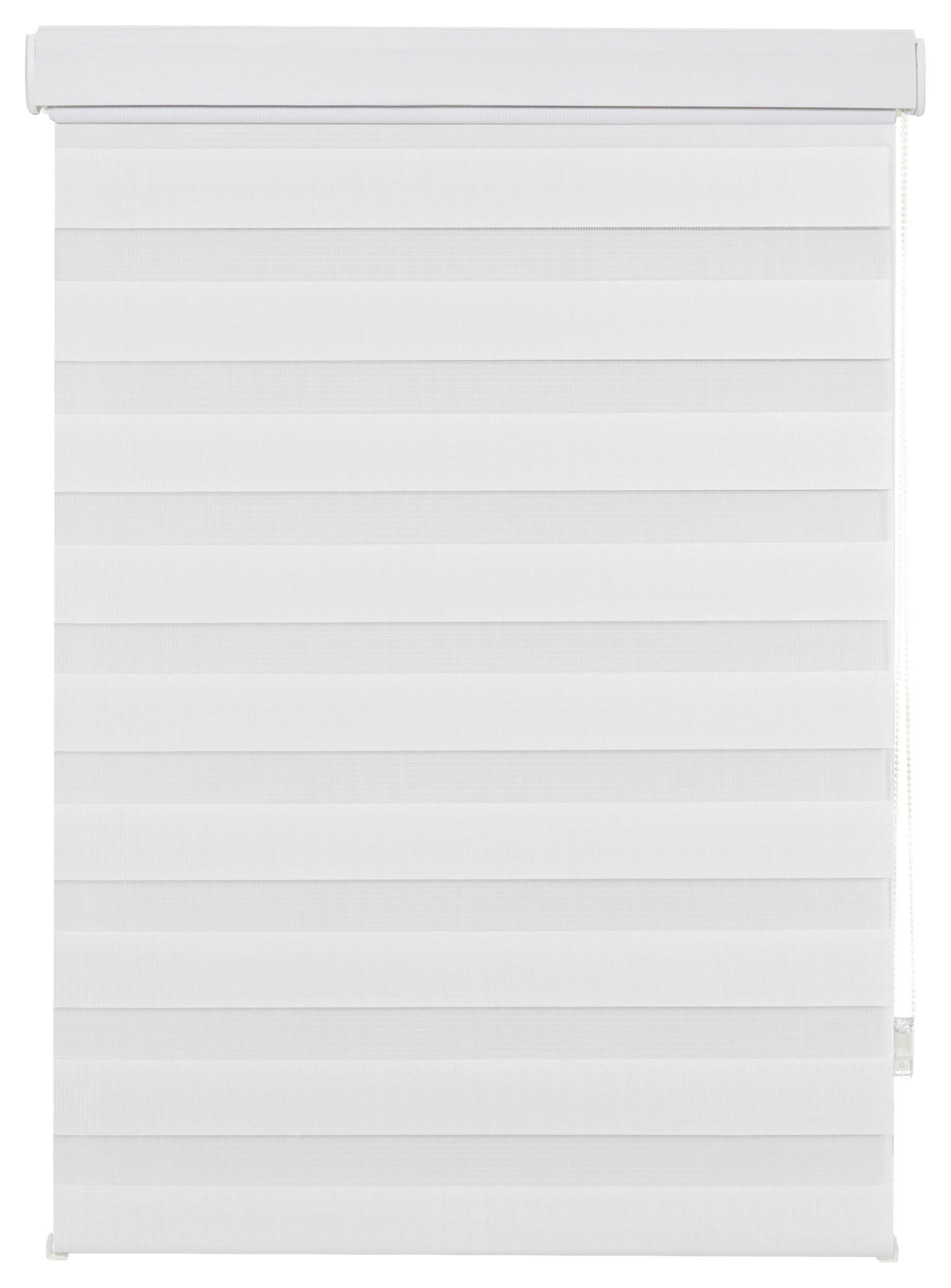 Thumbnail - Doppelrollo mit Blende weiß B/L: ca. 80x210 cm