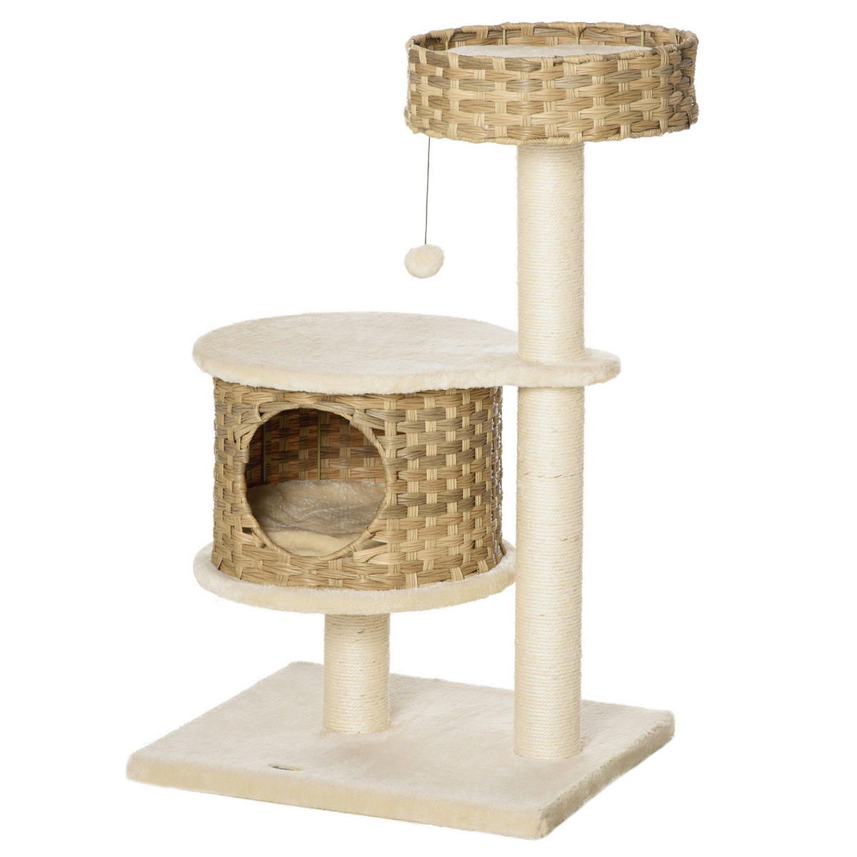 PawHut Kratzbaum Kratzbaum - (55,00/47,00/95,00cm) - PawHut
