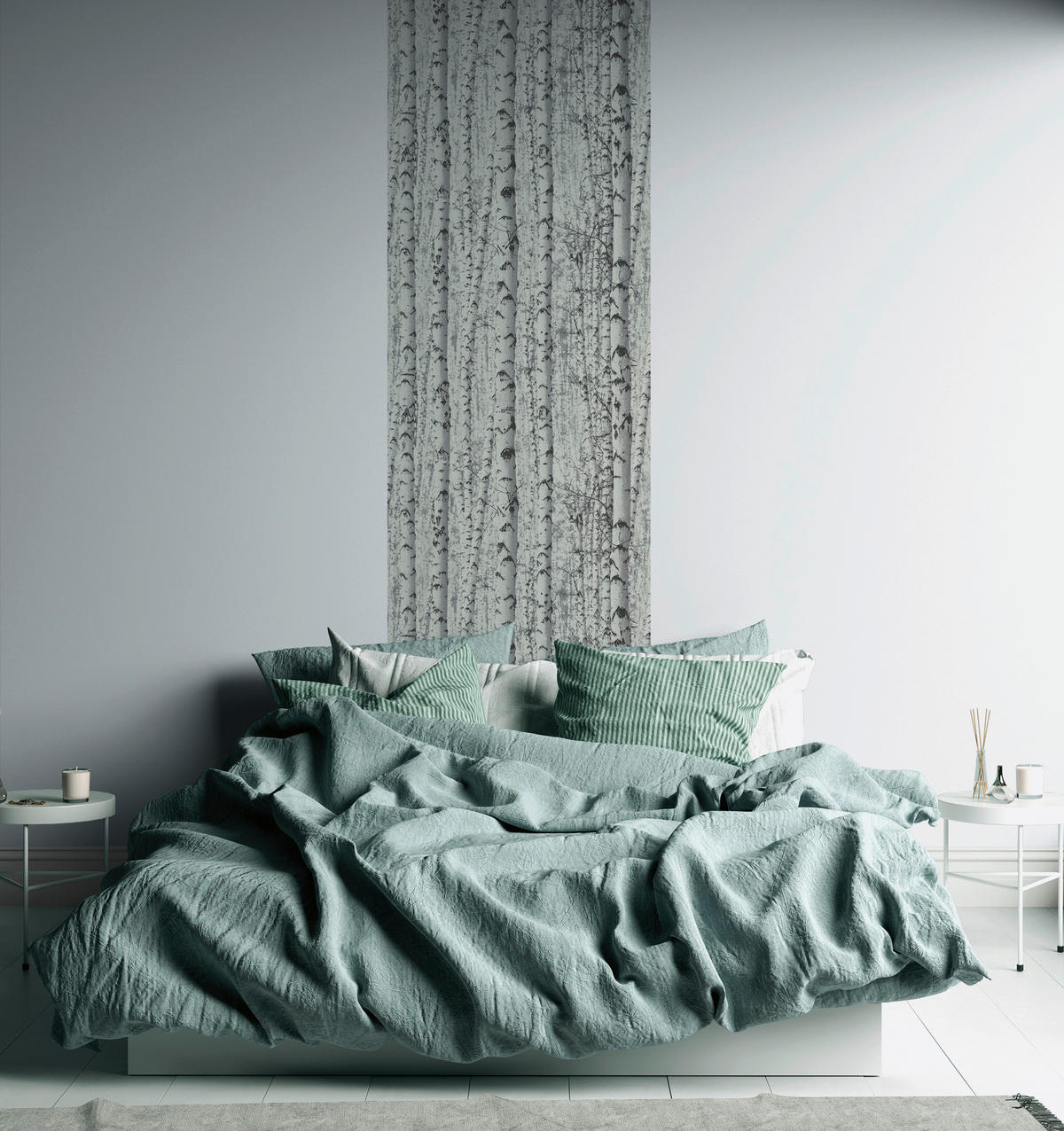 A.S.Creation Tapete grau schwarz weiß B/H/D: ca. 52x250x7,5 cm Tapete_selbstklebend - weiß/schwarz (7,50/250,00cm) - A.S.Creation