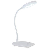 Nolo Tischleuchte weiß Kunststoff B/H/L: ca. 8,5x47x18 cm LED-Tischleuchte_Elena - weiß (18,00/8,50/47,00cm) - Nolo