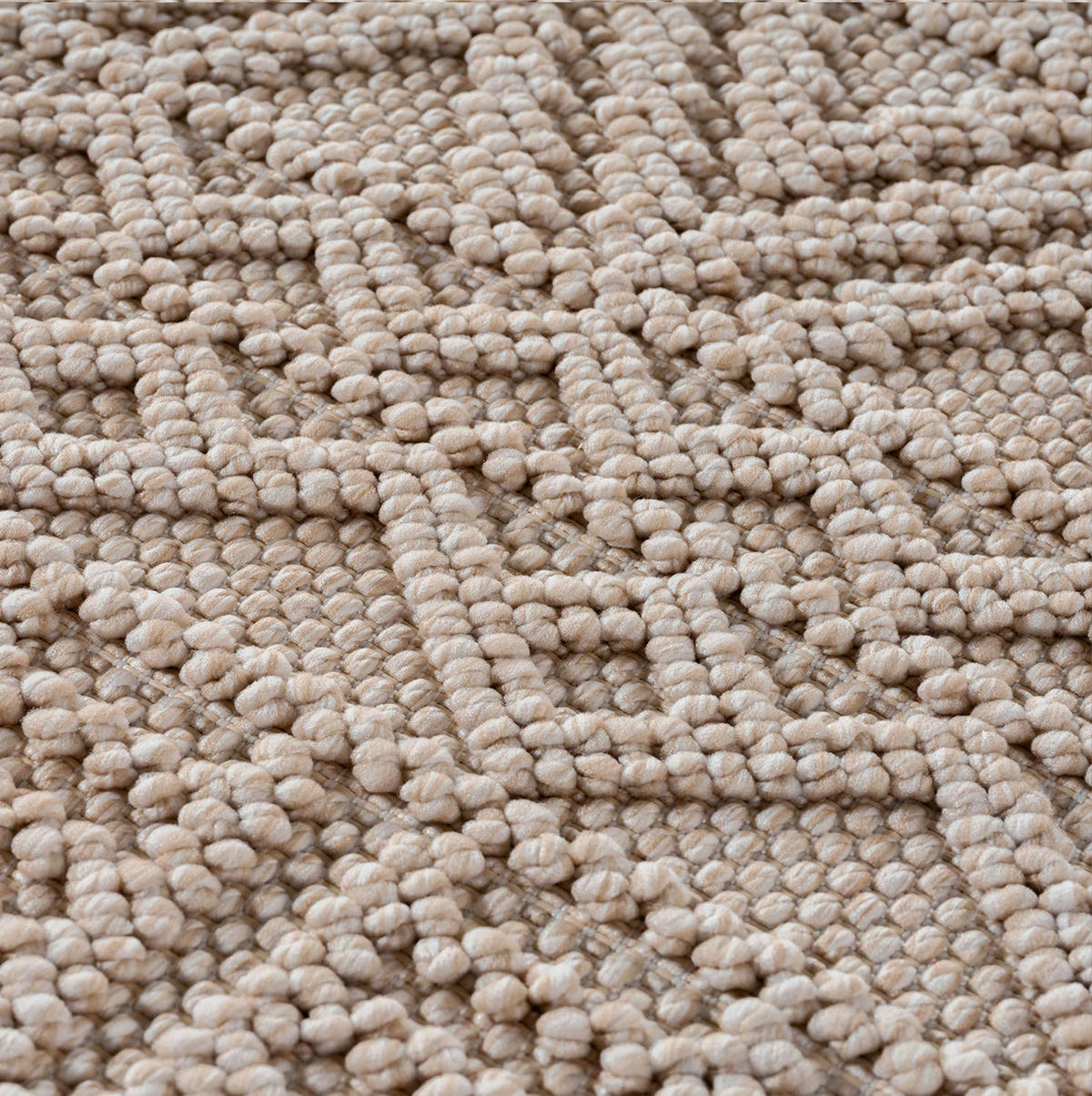 Ayyildiz Kurzflorteppich HELIX beige B/H/L: ca. 280x0,7x370 cm HELIX - beige (370,00/280,00/0,70cm) - Ayyildiz