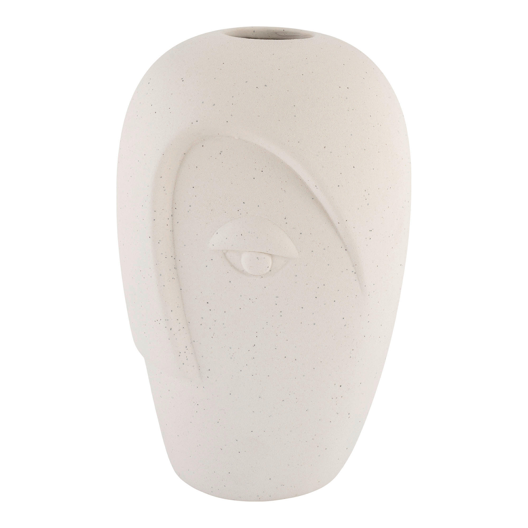Vase sand Keramik B/H/L: ca. 13x19,5x12,5 cm Vase - sand (12,50/13,00/19,50cm)