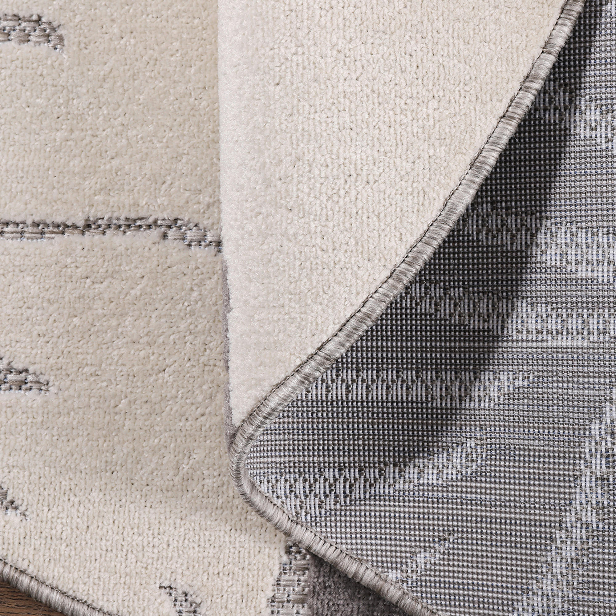 Sanat Outdoorteppich FLORAL beige B/L: ca. 150x150 cm FLORAL - beige (150,00/150,00cm) - Sanat