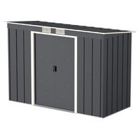 VCM Gartenhaus Pent Roof Eco 8x4 anthrazit B/H/T: ca. 263x181x123 cm Pent Roof Eco 8x4 - anthrazit (263,00/181,00/123,00cm) - VCM