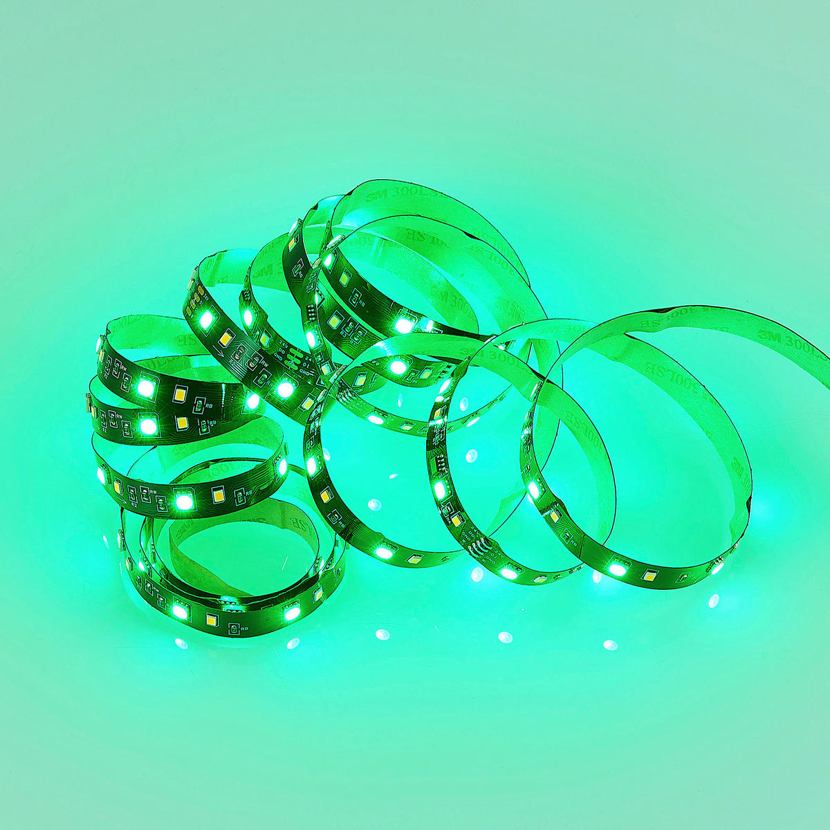 Lichtband schwarz Kunststoff B/L: ca. 1x300 cm LED-Lichtband_Racer - schwarz (1,00/300,00cm)