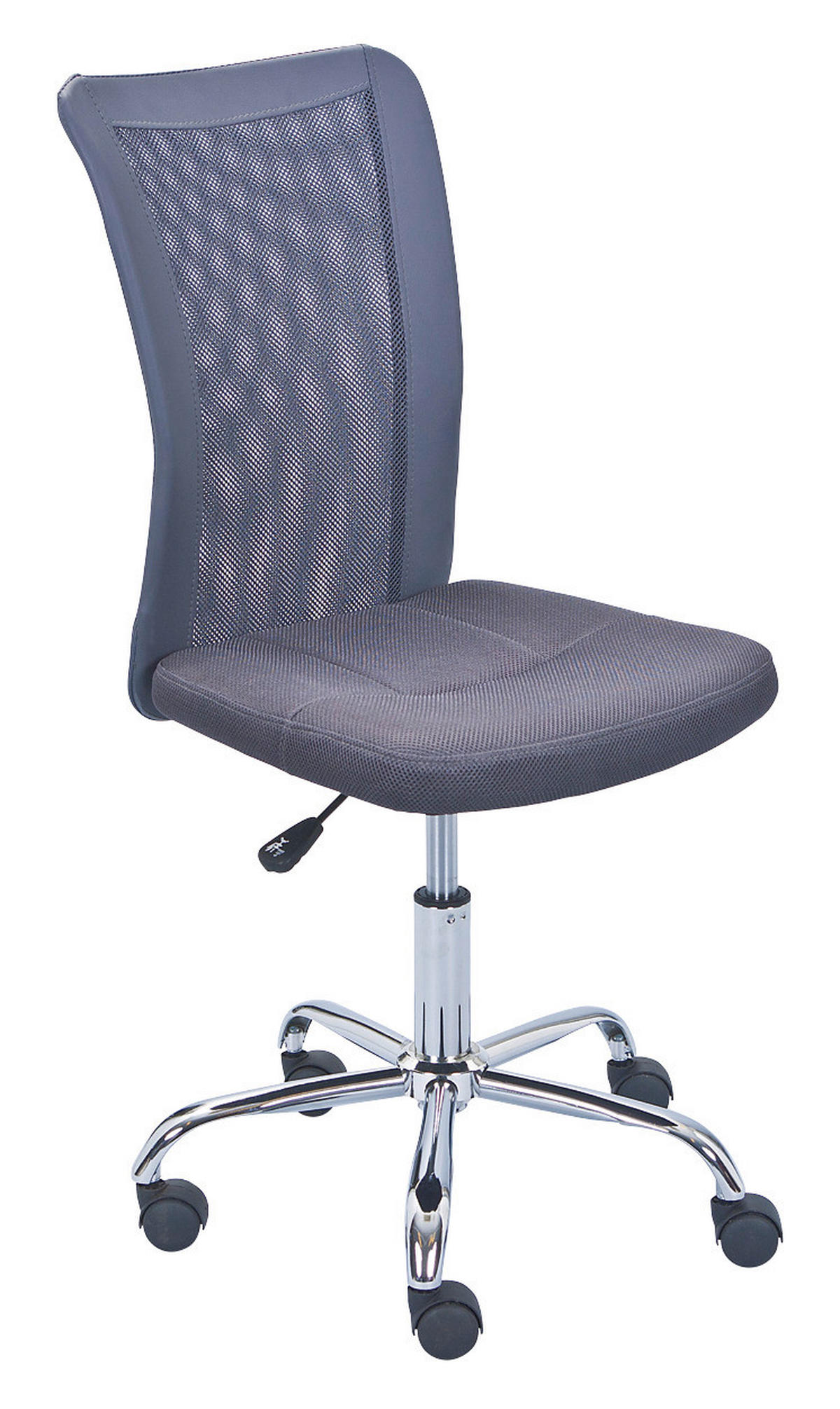 Drehstuhl Bonnie grau Kunststoff Metall Bonnie - grau (43,00/89,00/53,00cm) - Inter Link