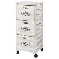 POCOline Aufbewahrungsregal weiß Holz B/H/L: ca. 34x82x31 cm Aufbewahrungsregal_Family - weiß (31,00/34,00/82,00cm) - POCOline