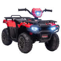HOMCOM Kinderauto rot B/H/L: ca. 45x88x50 cm Kinderquad - rot/schwarz (50,00/45,00/88,00cm) - HOMCOM