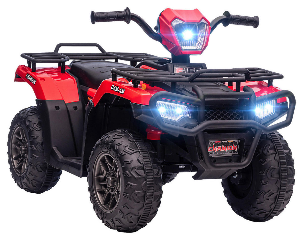 HOMCOM Kinderauto rot B/H/L: ca. 45x88x50 cm Kinderquad - rot/schwarz (50,00/45,00/88,00cm) - HOMCOM