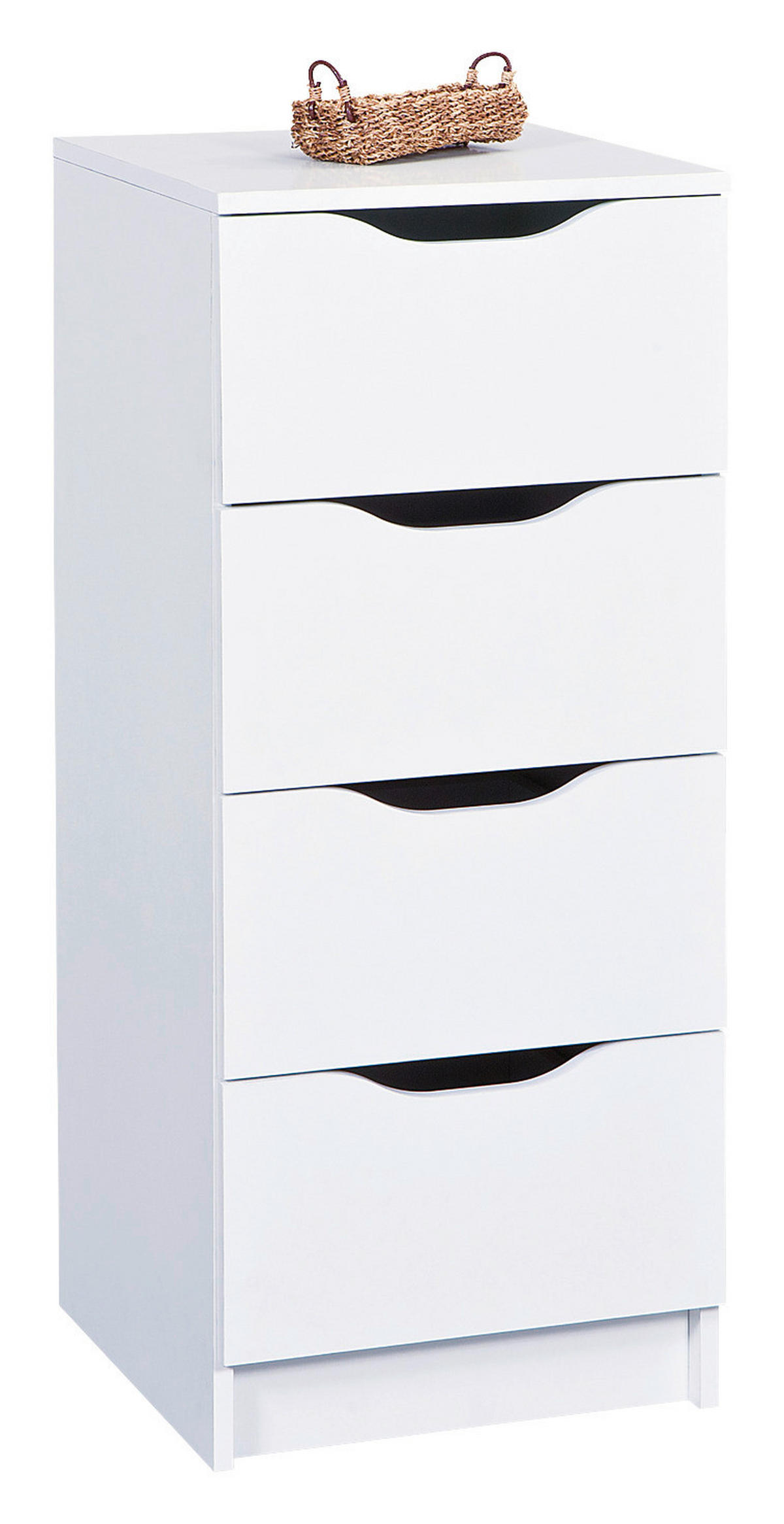 Kommode WESTPHALEN weiß B/H/T: ca. 41x89x41 cm WESTPHALEN - weiß (41,00/89,00/41,00cm) - Inter Link