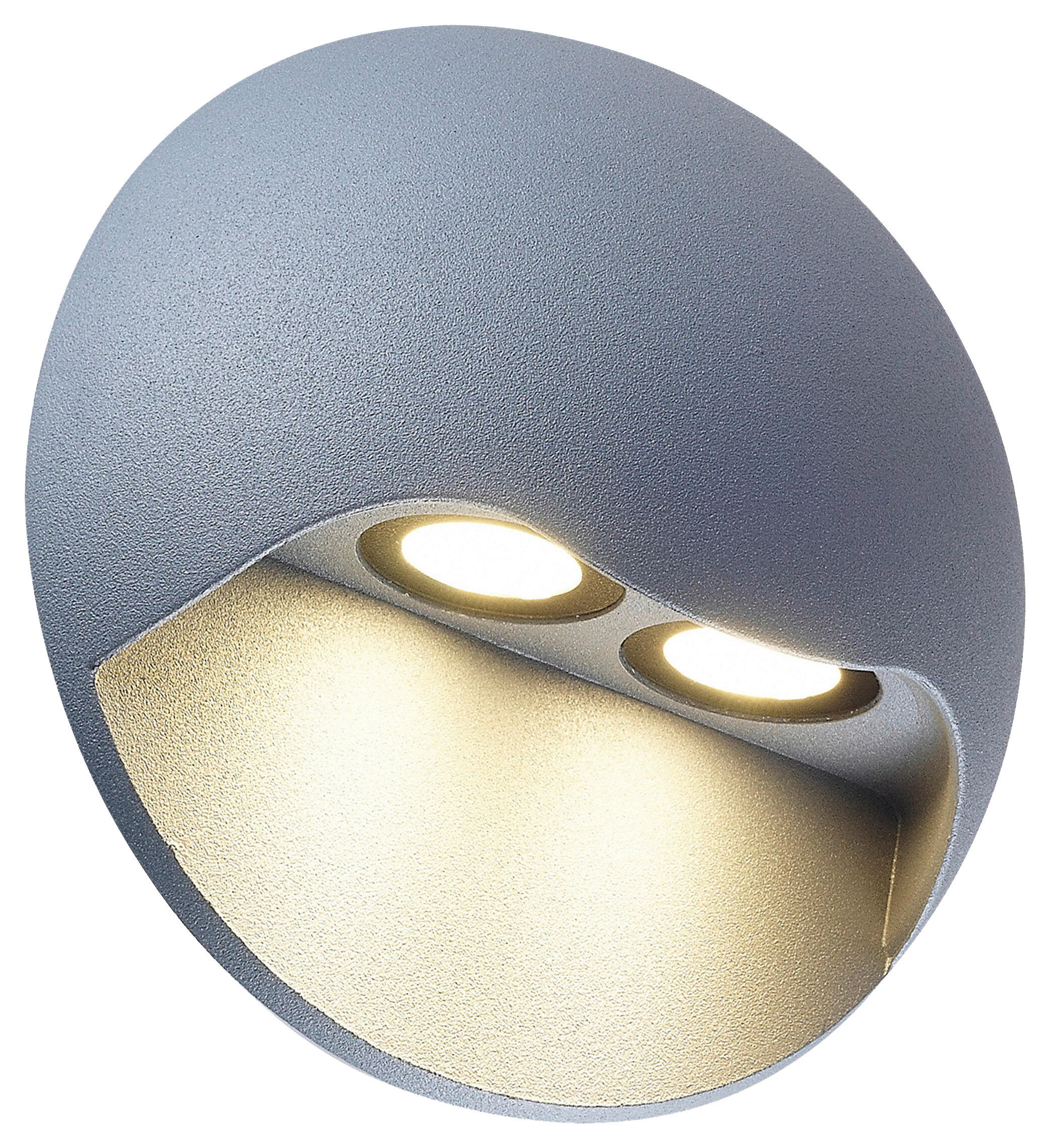 LED-Außenwandleuchte 1148859 weiß H/D: ca. 6,8x13 cm LED Außenwandleuchte VEDUS mit LED - weiß (13,00/6,80cm) - Näve Leuchten