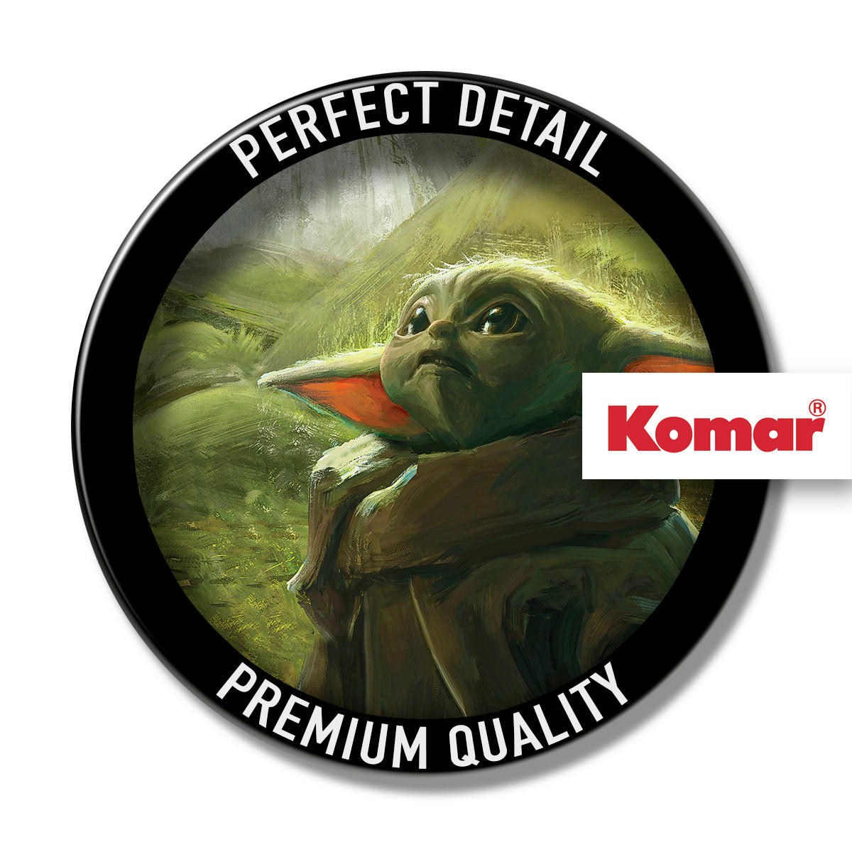 Komar Fototapete Mandalorian Grogu Acrylic IADX4-018 B/H: ca. 200x280 cm Mandalorian Grogu Acrylic IADX4-018 - (200,00/280,00cm) - Komar