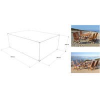 Grasekamp Schutzhülle weiß Kunststoff B/H/L: ca. 150x100x190 cm Schutzhülle_Sitzgruppe - weiß (190,00/150,00/100,00cm) - Grasekamp