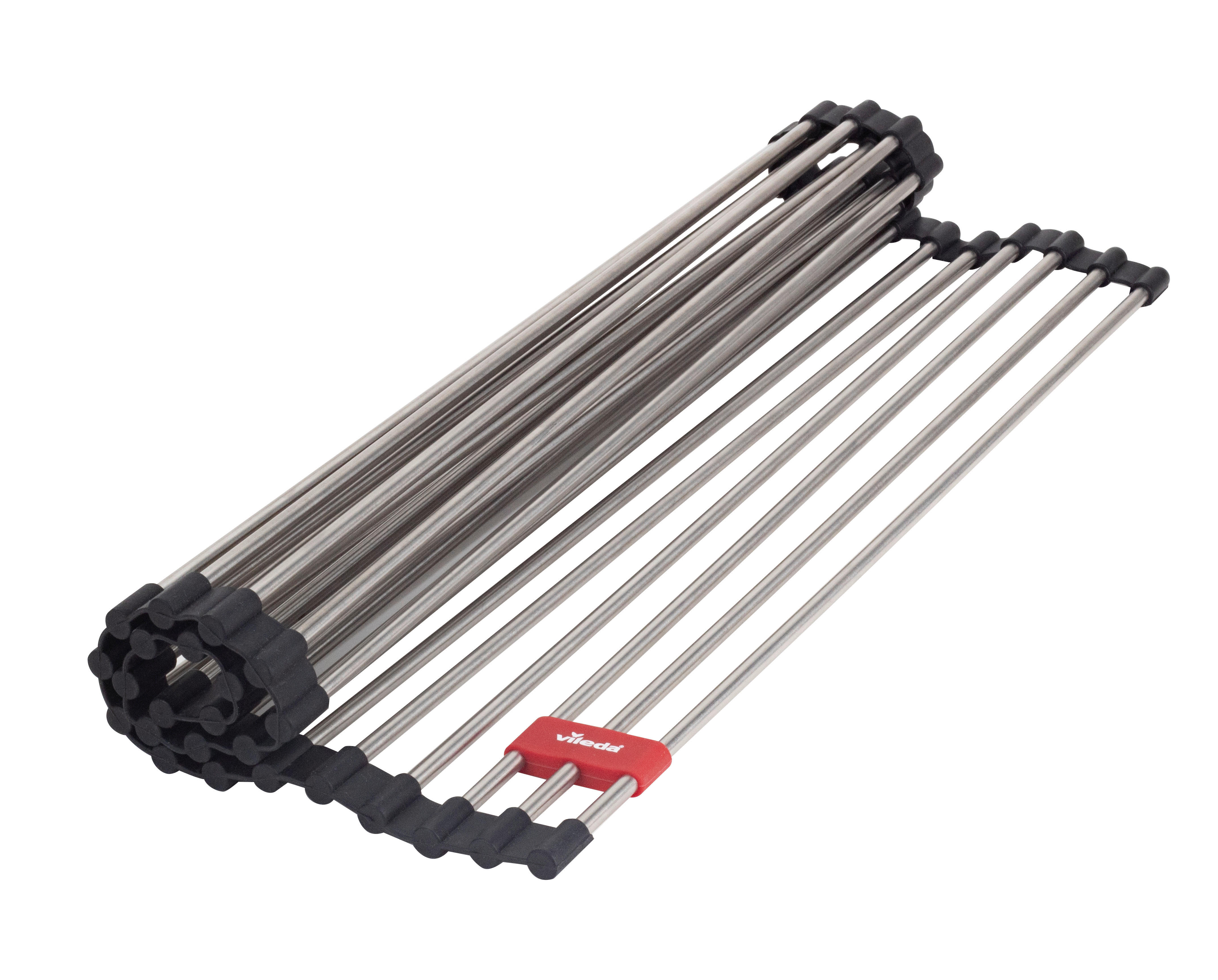 Vileda Abtropfgitter silber Edelstahl B/H/L: ca. 40x1x45 cm Abtropfgitter_Vileda - silber (45,00/40,00/1,00cm) - Vileda