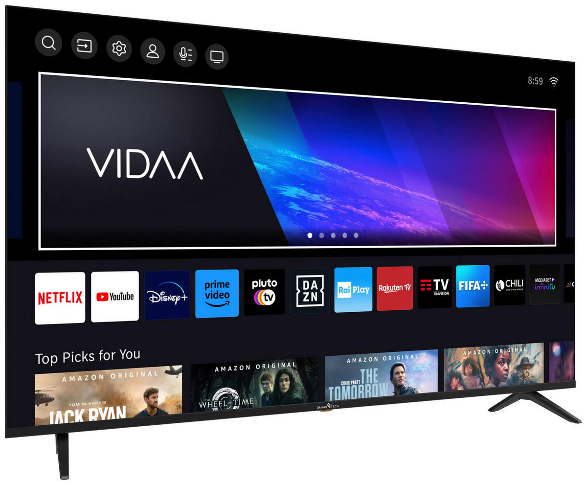 Smart Tech LED-TV 65UV10V1 65 Zoll Diagonale ca. 164 cm LED-TV_65"_4K_65UV10V1_SmartTech - (164,00cm) - Smart Tech