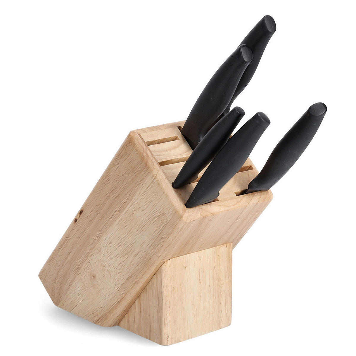 Zeller Messerblock Messerblock - natur (25,00/12,30/22,00cm) - Zeller