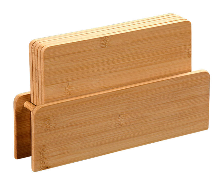 Kesper Brettchenständer natur Bambus B/H/L: ca. 6x18x29 cm Brettchenständer - natur (29,00/6,00/18,00cm) - Kesper