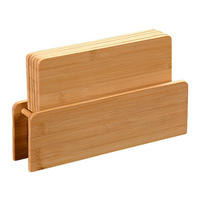 Kesper Brettchenständer natur Bambus B/H/L: ca. 6x18x29 cm Brettchenständer - natur (29,00/6,00/18,00cm) - Kesper