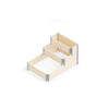 UPYARD Stufenbeet INDUSTRIAL natur Holz B/L: ca. 30x80 cm INDUSTRIAL - natur (30,00/80,00cm) - UPYARD