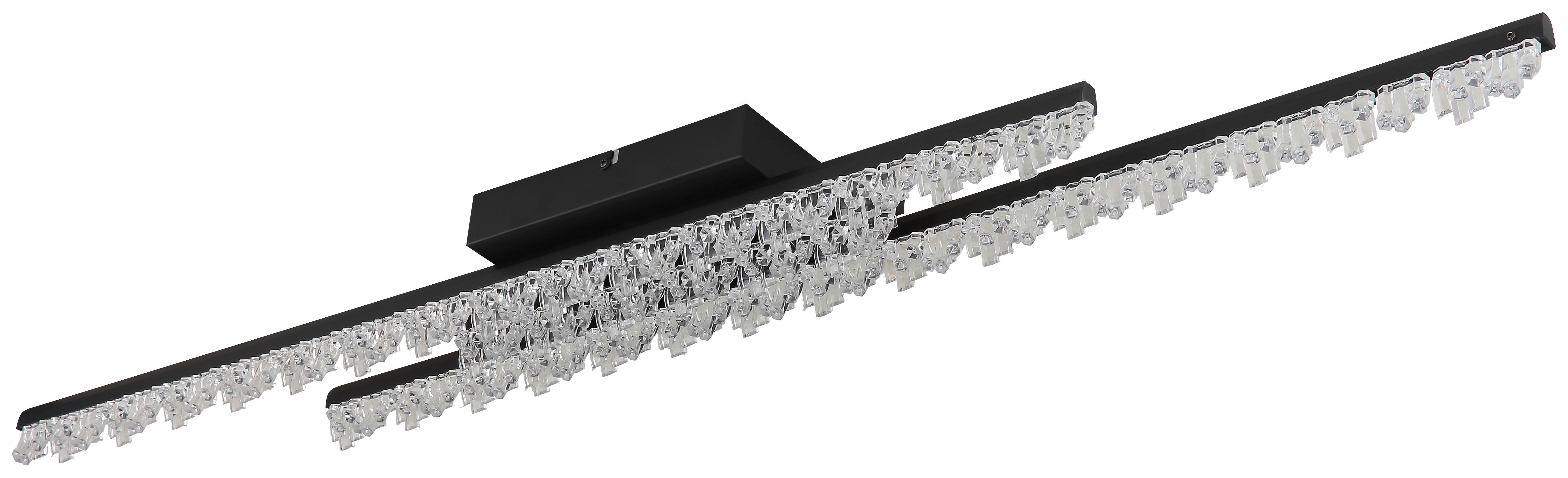 GLOBO Deckenventilator Deckenleuchte-Hilton - schwarz (14,00/9,00/104,00cm) - GLOBO