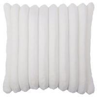Dekokissen Luxus Flanell Luxus - offwhite (45,00/45,00cm) - POCOline