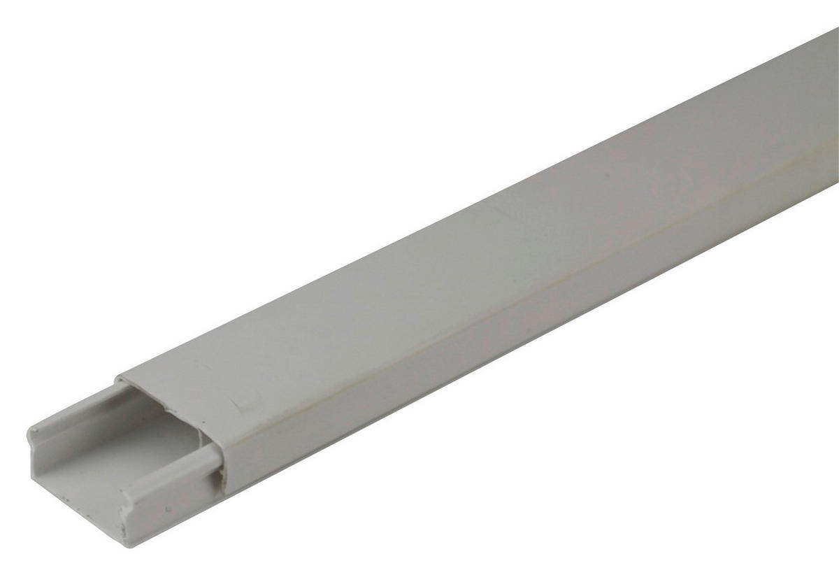 Installationskanal grau B/H/L: ca. 2x1x200 cm Installationskanal PVC 10x20mm 2m - grau (200,00/2,00/1,00cm)