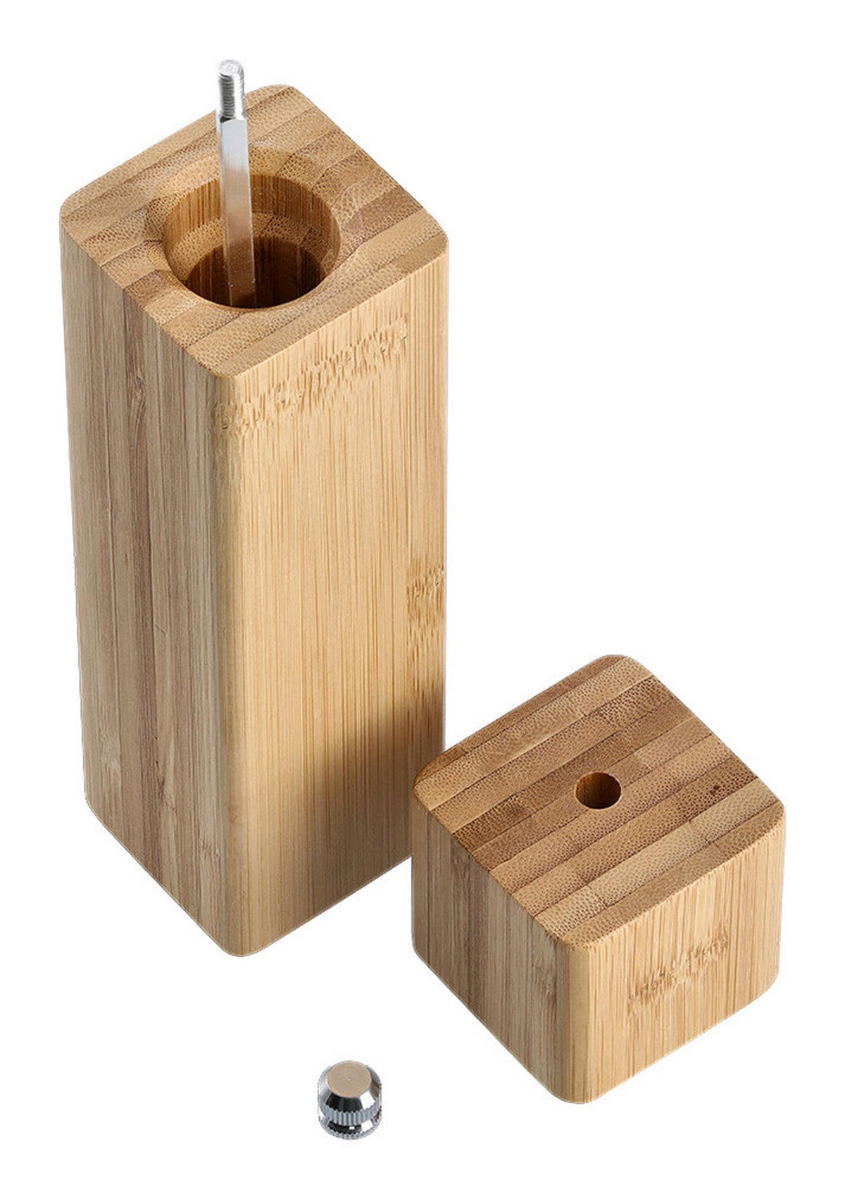 Zeller Salz-/Pfefferstreuer natur Bambus H: ca. 22 cm Salz-/Pfeffermühle - natur (22,00cm) - Zeller