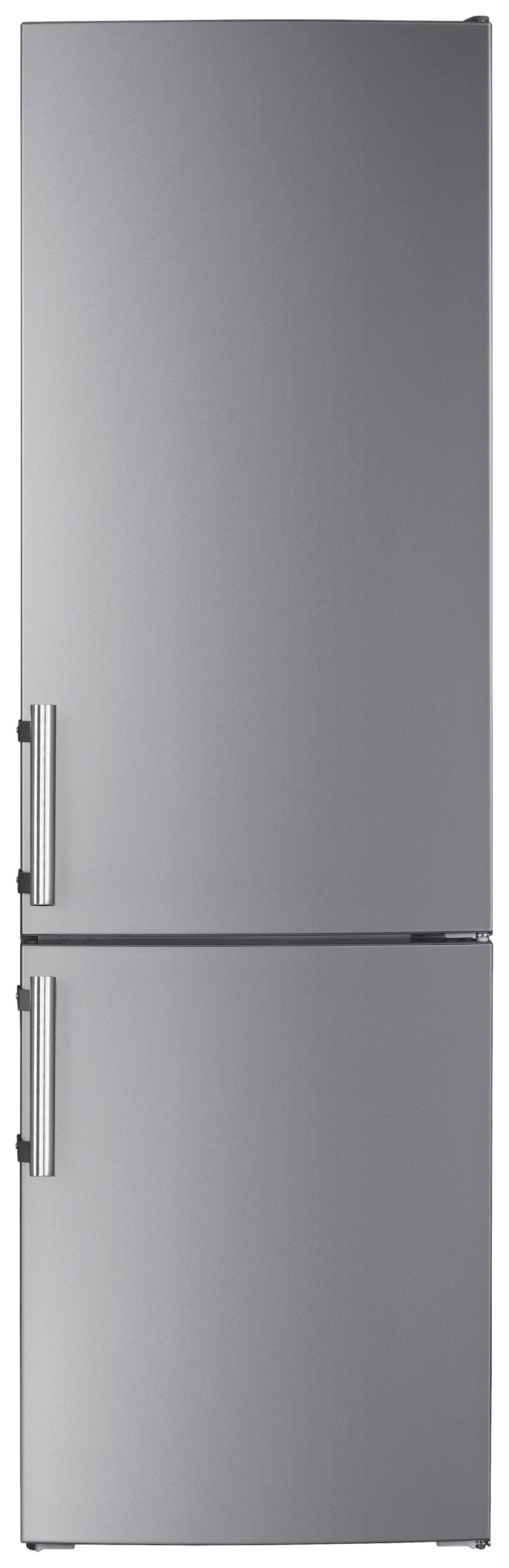 Wolkenstein Kühl-/Gefrierkombination KGK280DN Edelstahloptik B/H/T: ca. 55x180x56 cm Kühl-/Gefrierkombi KGK280DN - Edelstahloptik (55,00/180,00/56,00cm) - Wolkenstein