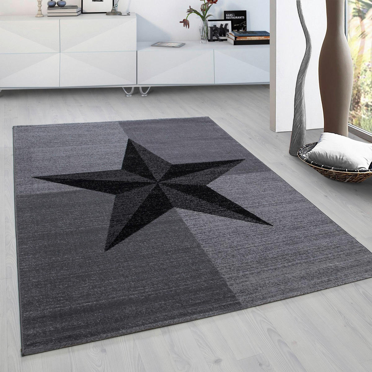Ayyildiz Teppich PLUS grau B/L: ca. 160x230 cm PLUS - grau (160,00/230,00cm) - Ayyildiz