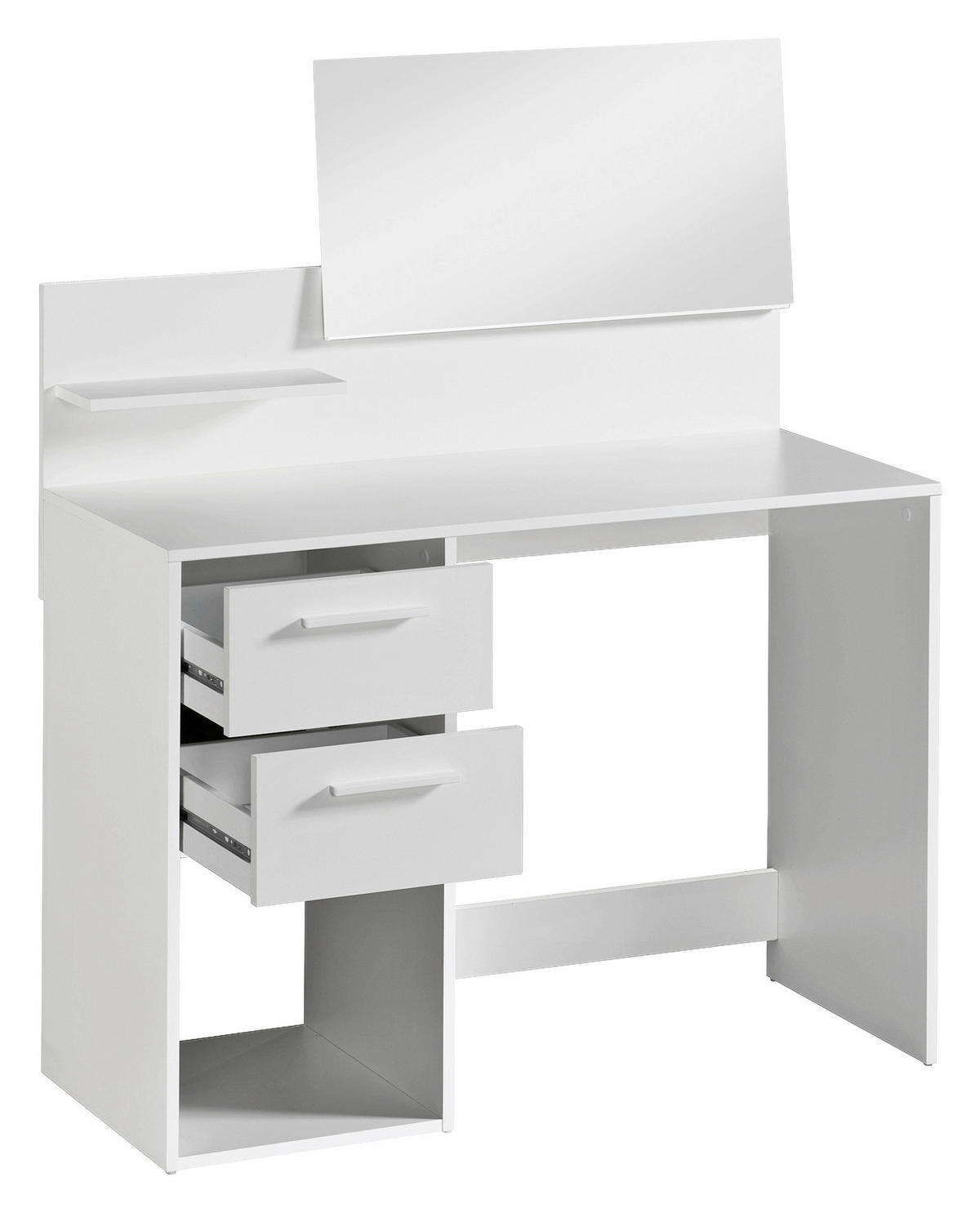 Schminktisch Diana weiß B/H/T: ca. 100x126x43 cm Diana - weiß (100,00/126,00/43,00cm)