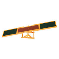 PawHut Hundewippe Hundewippe_für_Einsteiger - braun/grün (180,00/30,00/30,00cm) - PawHut