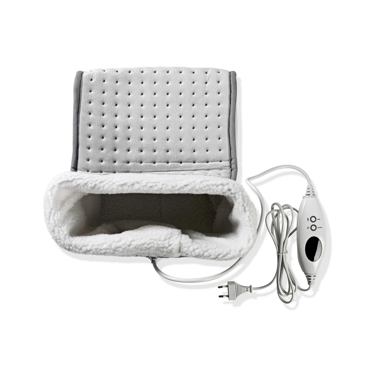 Nedis Fußwärmer grau B/H/L: ca. 31x27,5x25,5 cm ca. 100 W Fußwärmer_Nedis - grau (25,50/31,00/27,50cm) - Nedis