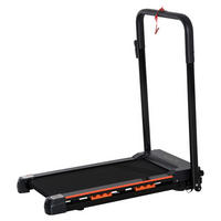 HOMCOM Laufband schwarz Kunststoff B/H/L: ca. 56x108,5x105 cm Laufband - schwarz (105,00/56,00/108,50cm) - HOMCOM