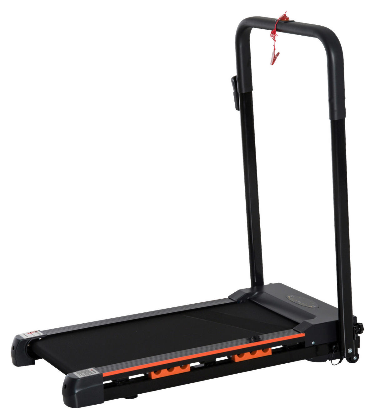 HOMCOM Laufband schwarz Kunststoff B/H/L: ca. 56x108,5x105 cm Laufband - schwarz (105,00/56,00/108,50cm) - HOMCOM