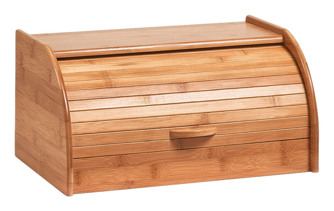 Zeller Rollbrotkasten natur Bambus B/H/L: ca. 26x20x40 cm Rollbrotkasten - natur (40,00/26,00/20,00cm) - Zeller