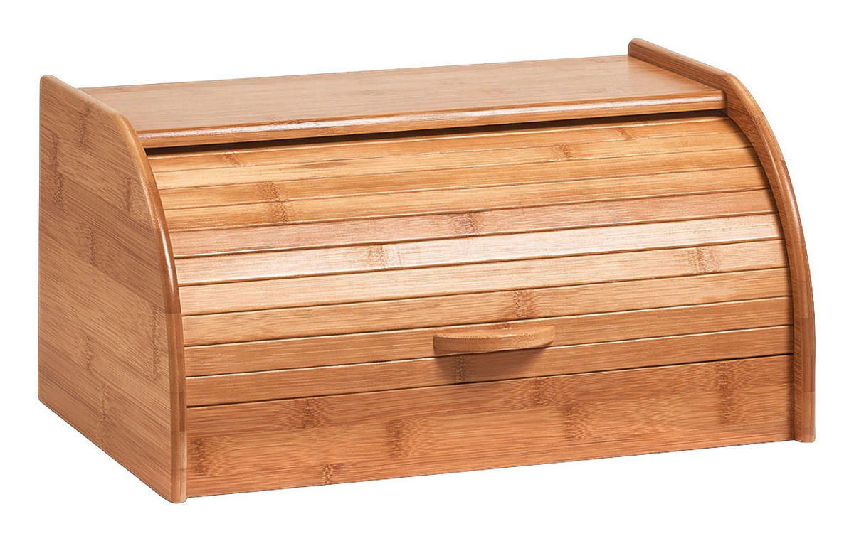 Zeller Rollbrotkasten natur Bambus B/H/L: ca. 26x20x40 cm Rollbrotkasten - natur (40,00/26,00/20,00cm) - Zeller