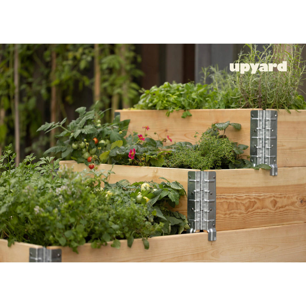 Thumbnail - UPYARD Stufenbeet INDUSTRIAL natur Holz B/L: ca. 30x80 cm
