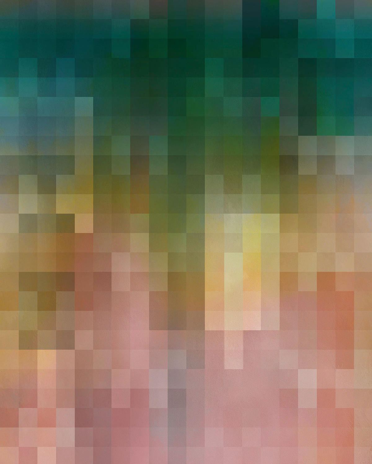 Komar Fototapete Paper Pixels B/L: ca. 200x250 cm Paper Pixels - (200,00/250,00cm) - Komar