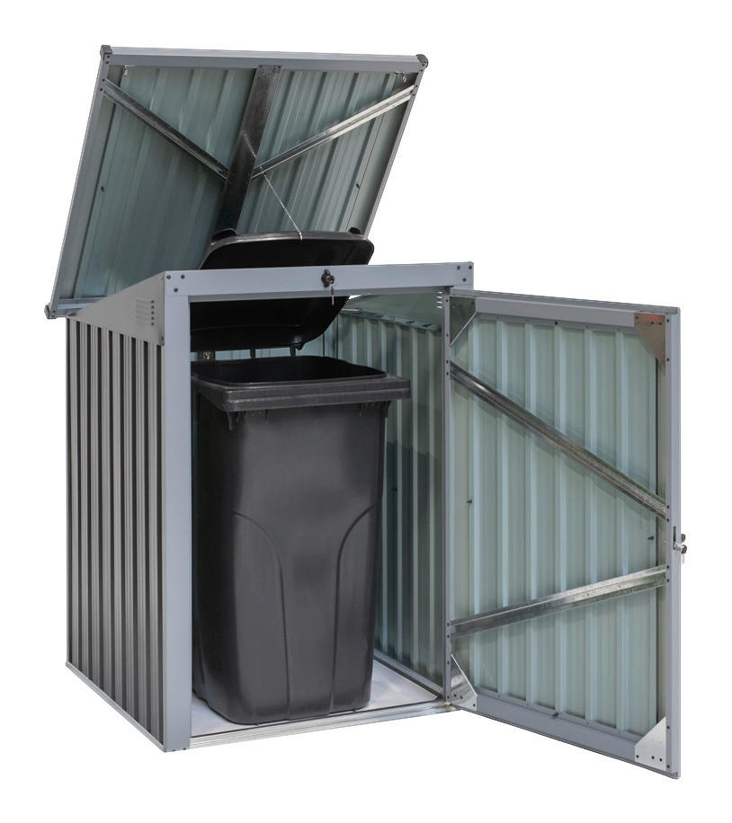 Westmann Mülltonnenbox3x3 3x3 - anthrazit (104,00/134,00/101,00cm) - Westmann