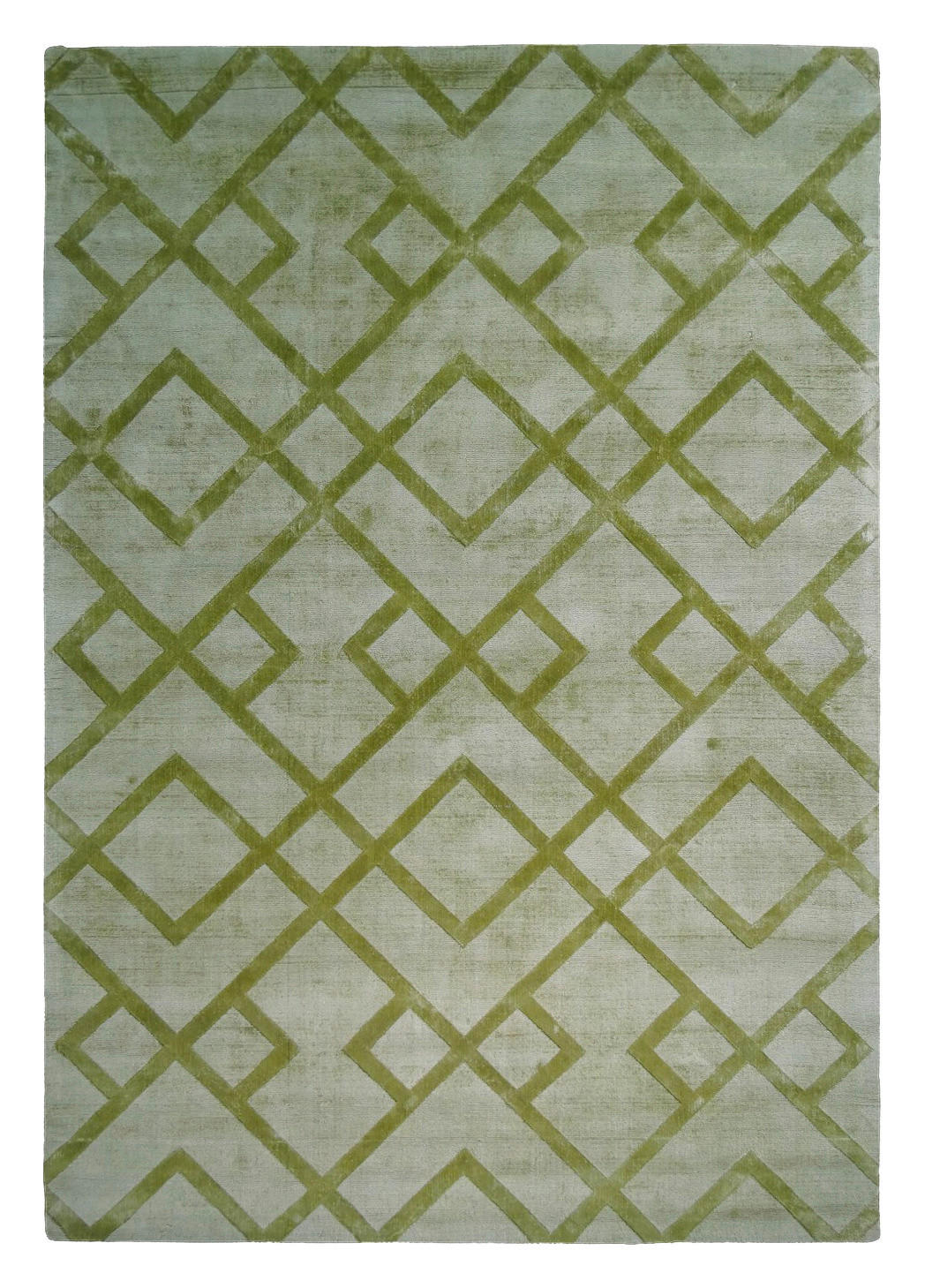 Kayoom Kurzflorteppich Luxury 310 elegant grün B/H/L: ca. 160x0,8x230 cm Luxury 310 - elegant grün (230,00/160,00/0,80cm) - Kayoom
