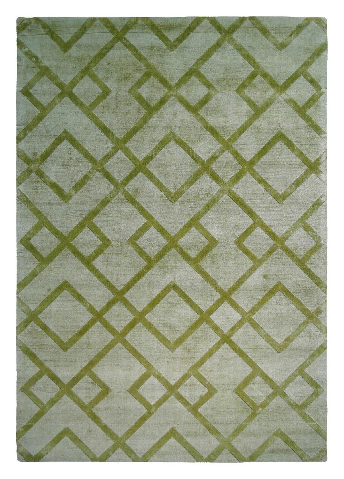 Kayoom Kurzflorteppich Luxury 310 elegant grün B/H/L: ca. 160x0,8x230 cm Luxury 310 - elegant grün (230,00/160,00/0,80cm) - Kayoom